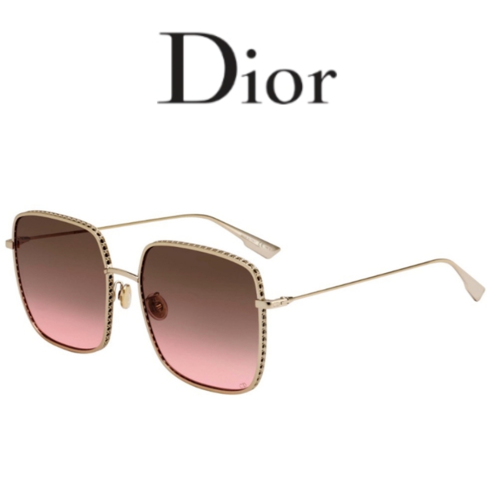 Christian Dior Diorbydior3F Pink and Gold Sunglasses